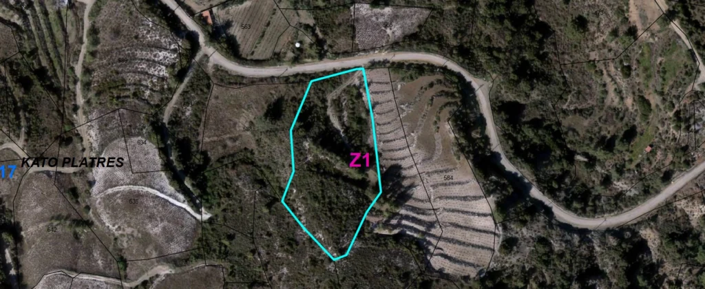 7,024m² Plot for Sale in Kato Platres, Limassol District