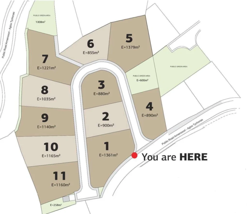 1,035m² Plot for Sale in Agios Tychonas, Limassol District