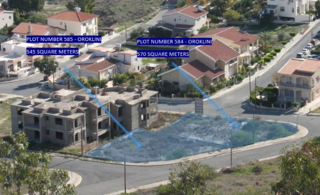 545m² Plot for Sale in Oroklini, Larnaca District