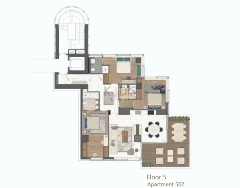 4 Bedroom Apartment for Sale in Agios Tychonas, Limassol District