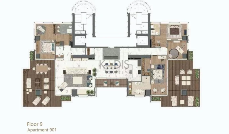 4 Bedroom Apartment for Sale in Agios Tychonas, Limassol District