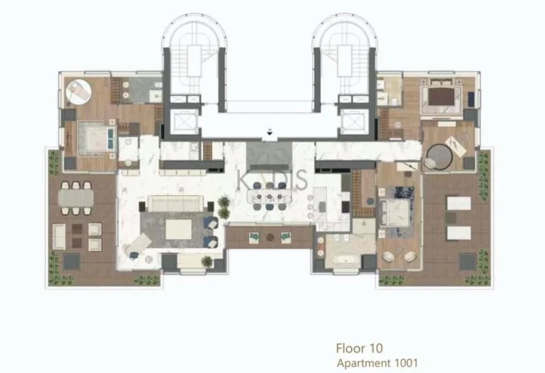 4 Bedroom Apartment for Sale in Agios Tychonas, Limassol District