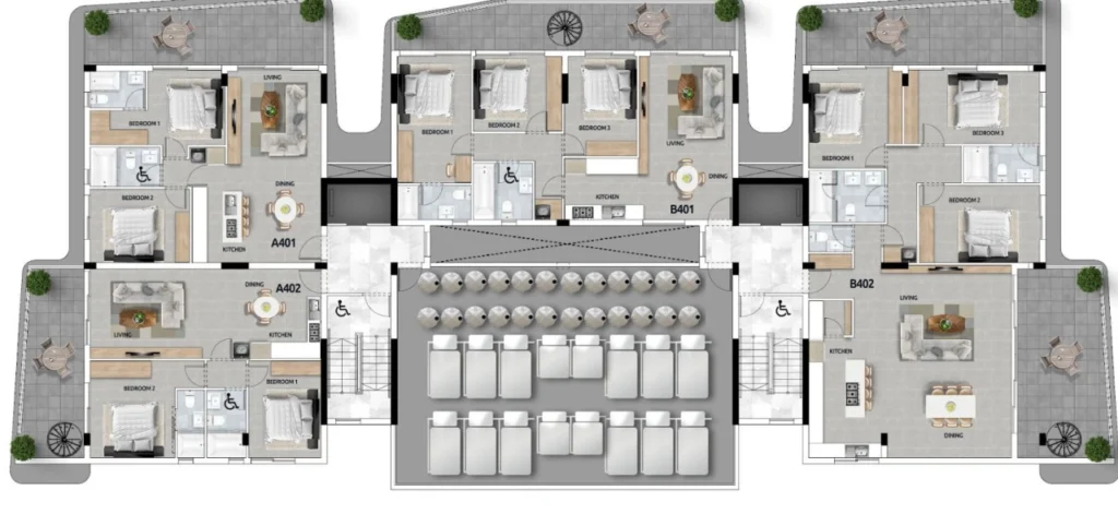 3 Bedroom Apartment for Sale in Livadia Larnakas, Larnaca District