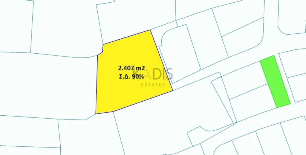 2,407m² Plot for Sale in Nicosia District