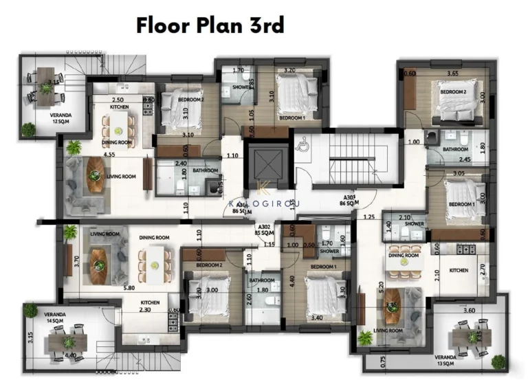 2 Bedroom Apartment for Sale in Larnaca District