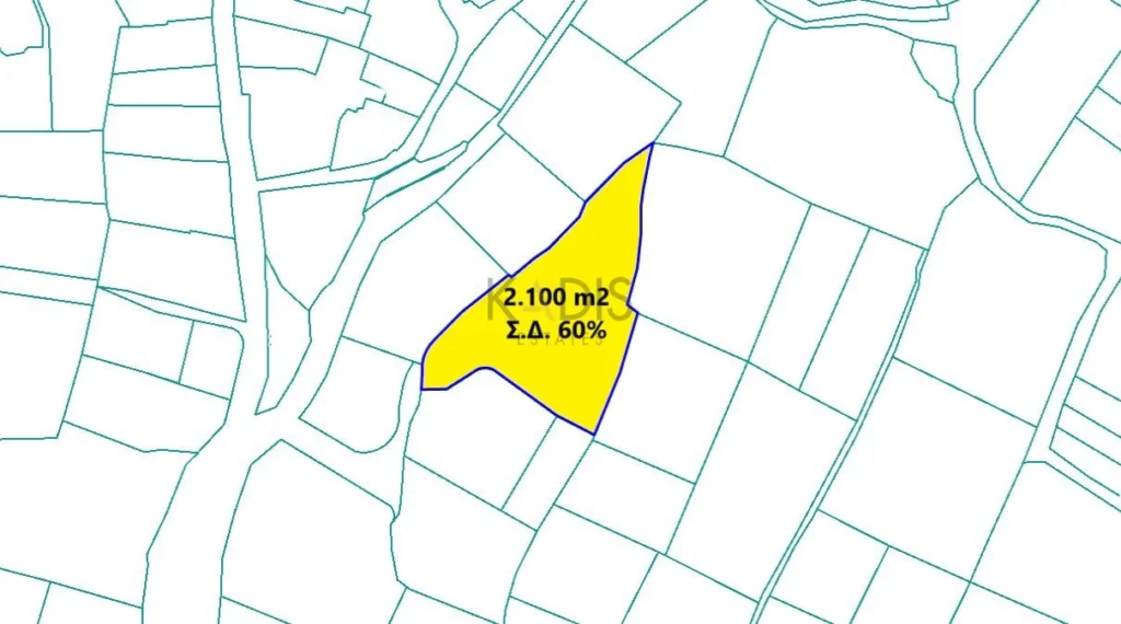 2,100m² Plot for Sale in Ergates, Nicosia District