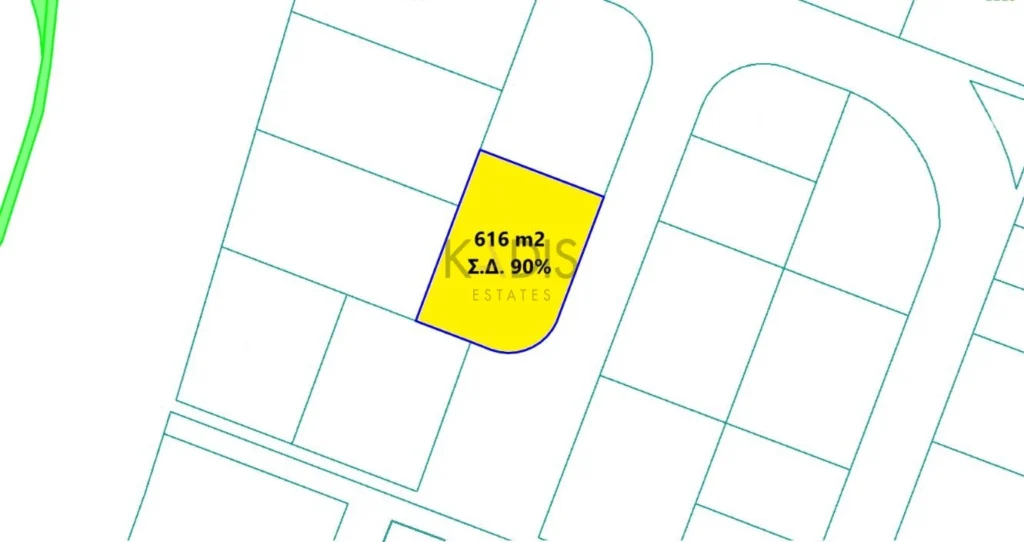 616m² Plot for Sale in Nicosia District