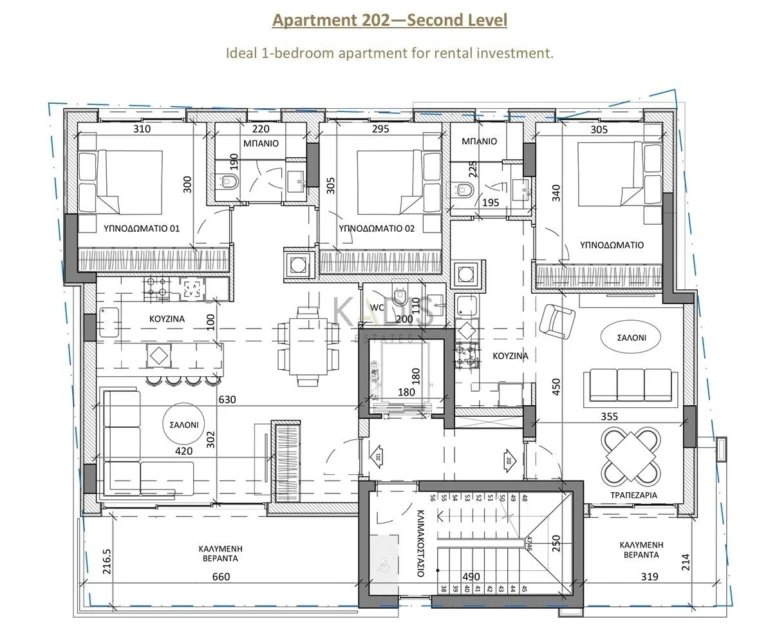 3 Bedroom Apartment for Sale in Limassol – Agios Athanasios
