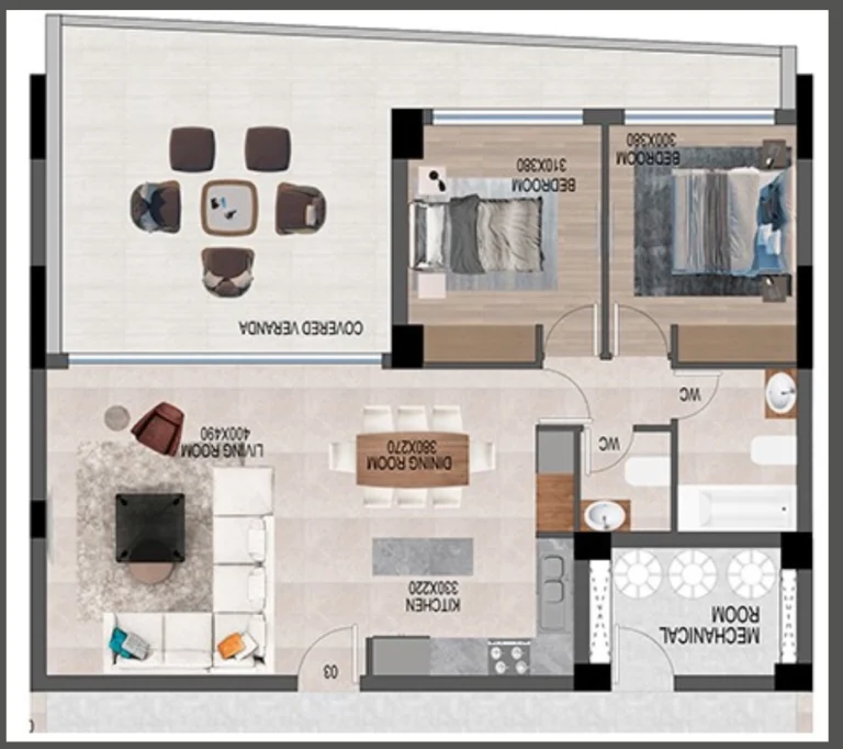 2 Bedroom Apartment for Sale in Mouttagiaka Tourist Area, Limassol District