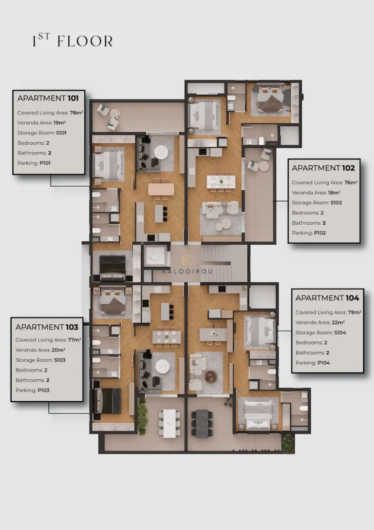 2 Bedroom Apartment for Sale in Aradippou, Larnaca District