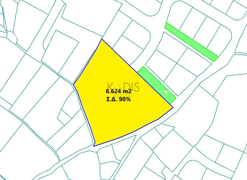6,624m² Plot for Sale in Dali, Nicosia District