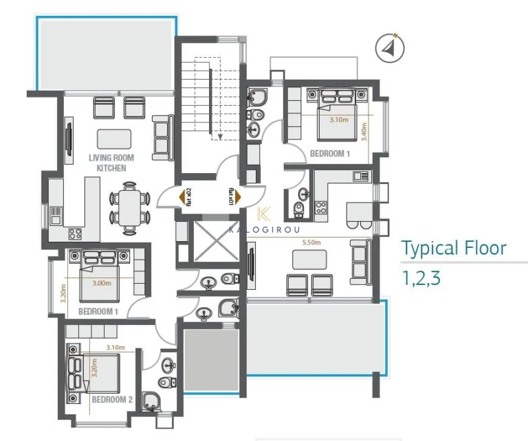 2 Bedroom Apartment for Sale in Larnaca District