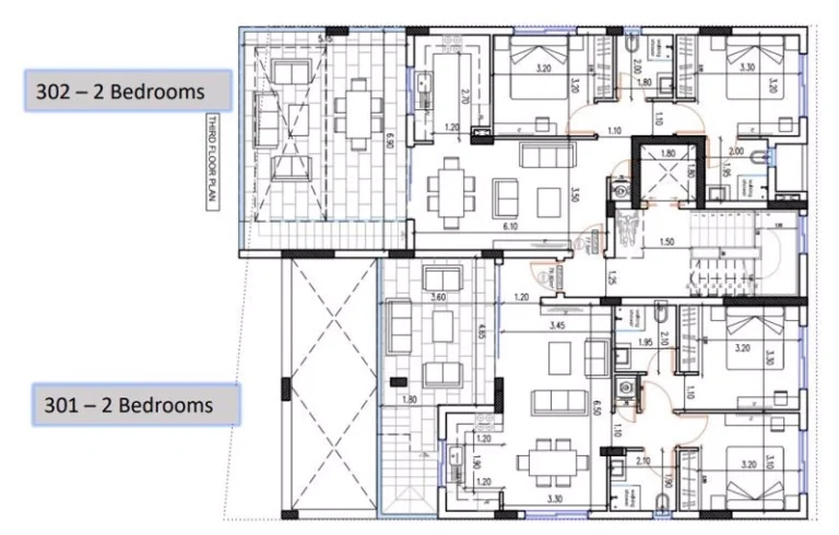 2 Bedroom Apartment for Sale in Aradippou, Larnaca District