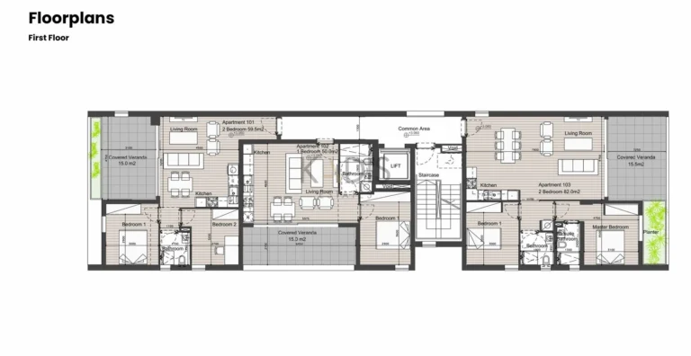 2 Bedroom Apartment for Sale in Limassol – Agia Zoni