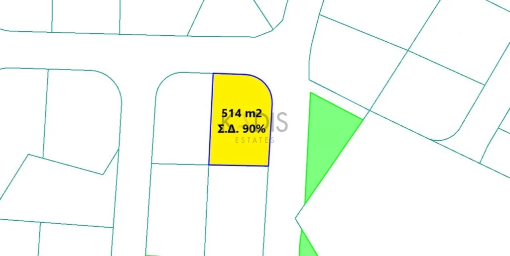 514m² Plot for Sale in Dali, Nicosia District