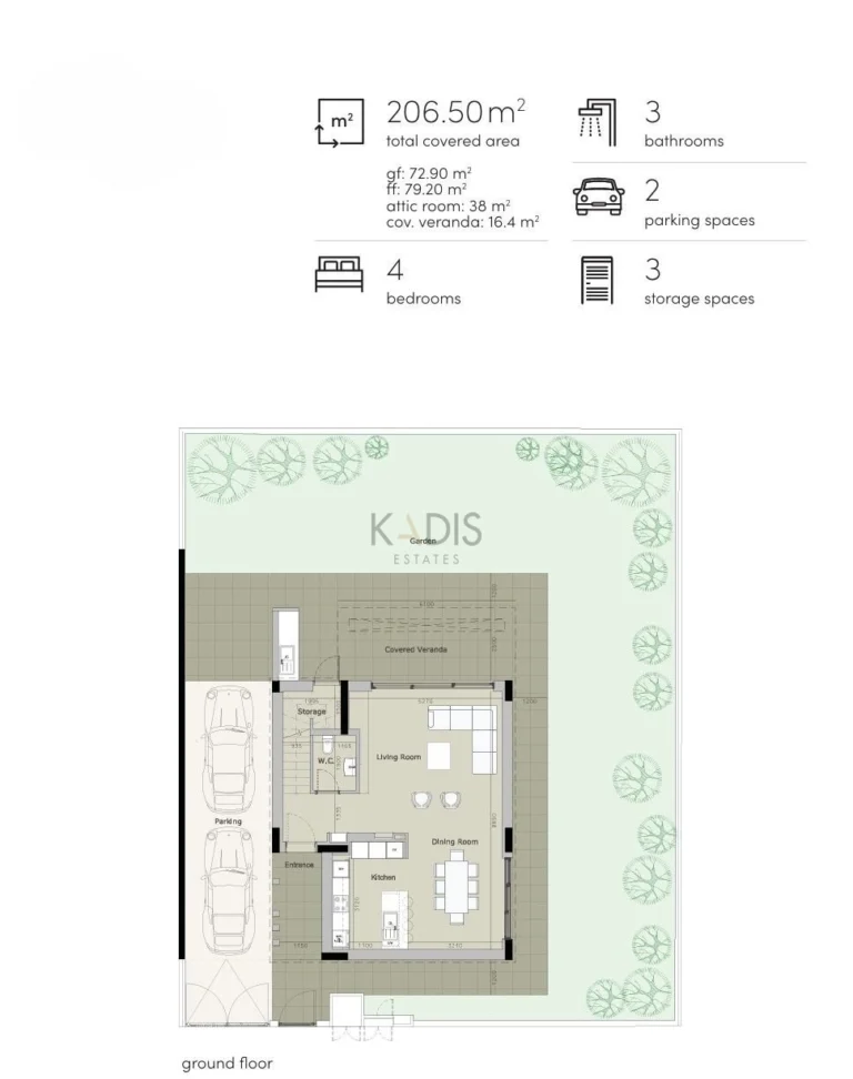 3 Bedroom House for Sale in Oroklini, Larnaca District