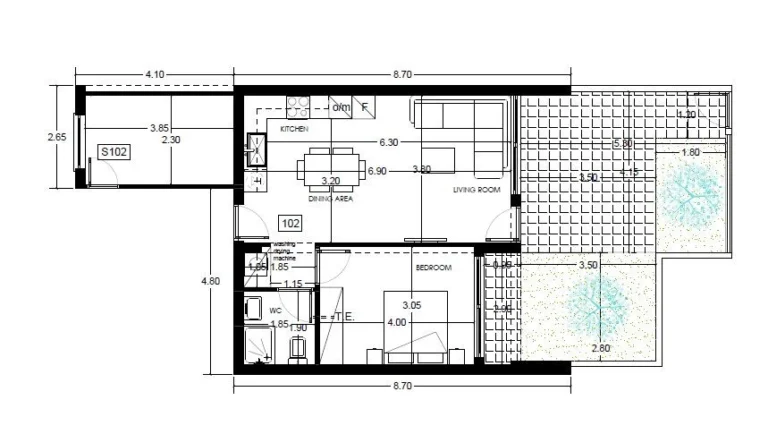 1 Bedroom Apartment for Sale in Limassol – Zakaki