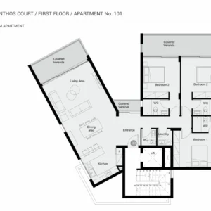 3 Bedroom Apartment for Sale in Tombs Of the Kings, Paphos District