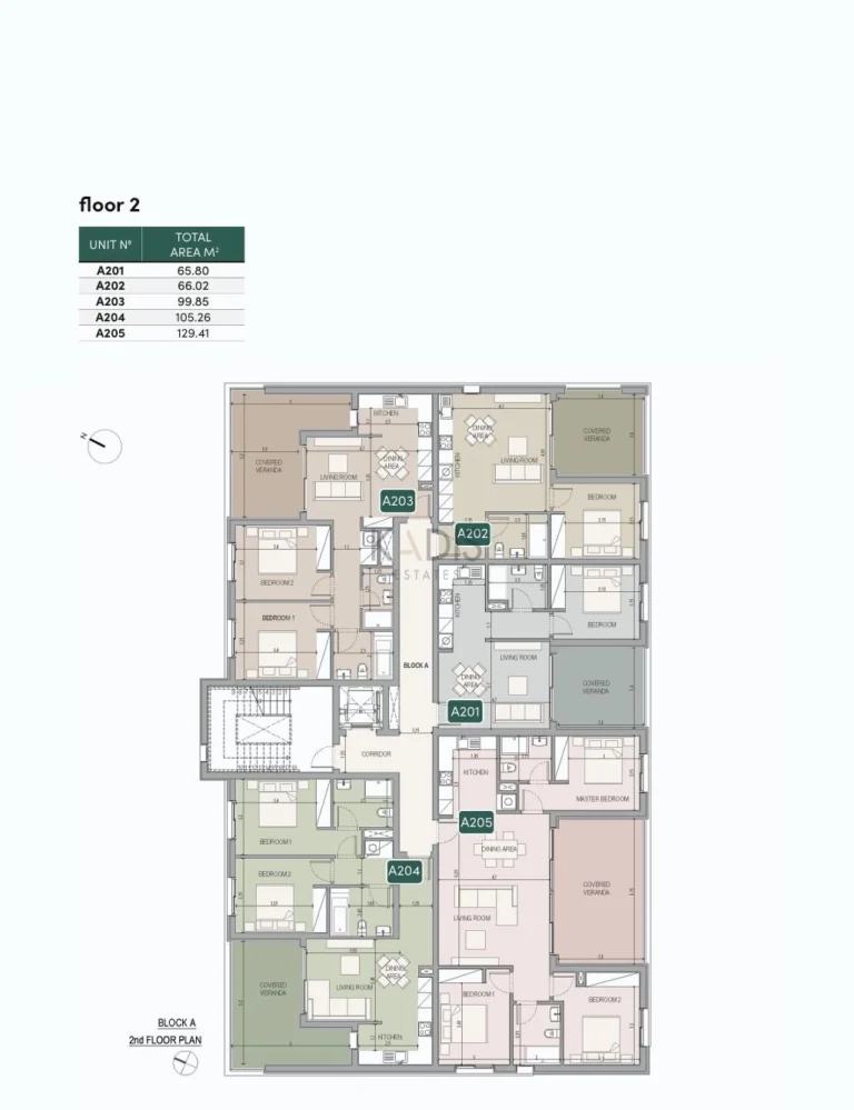 2 Bedroom Apartment for Sale in Limassol – Zakaki