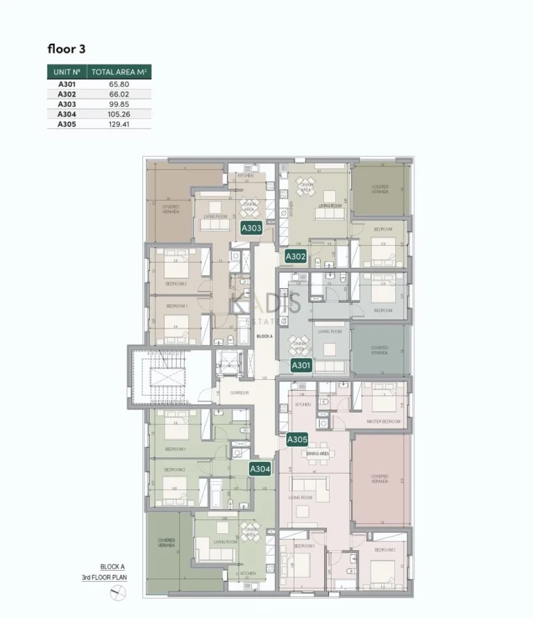 2 Bedroom Apartment for Sale in Limassol – Zakaki
