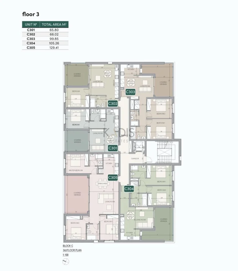 3 Bedroom Apartment for Sale in Limassol – Zakaki