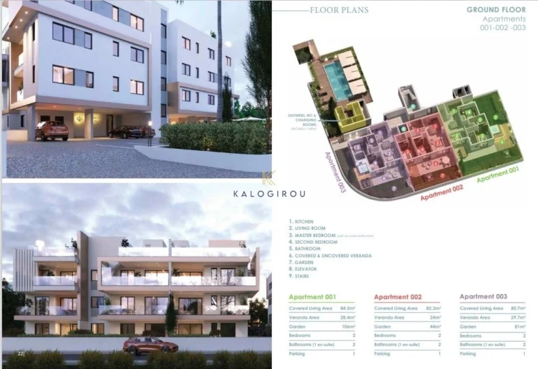 2 Bedroom Apartment for Sale in Livadia Larnakas, Larnaca District