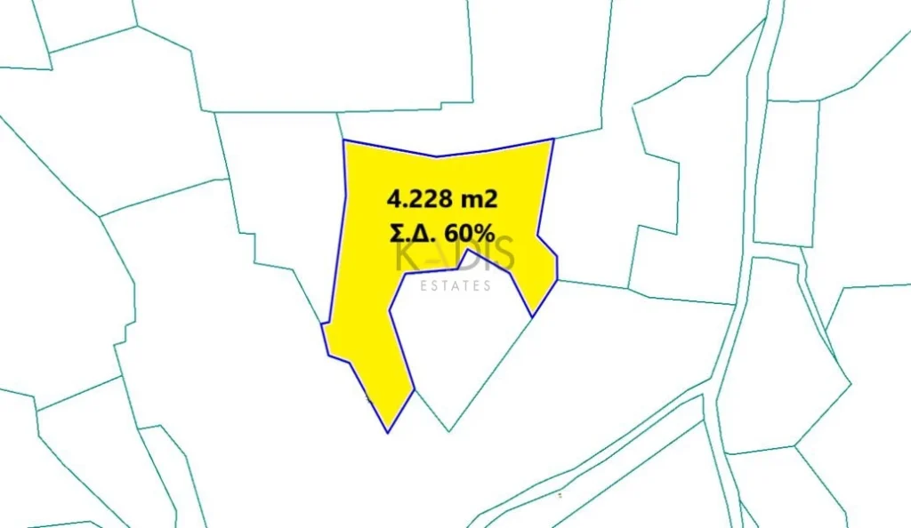 4,228m² Plot for Sale in Dali, Nicosia District