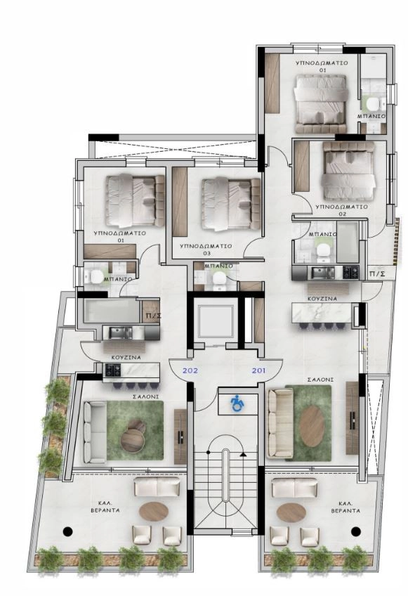 3 Bedroom Apartment for Sale in Limassol – Mesa Geitonia