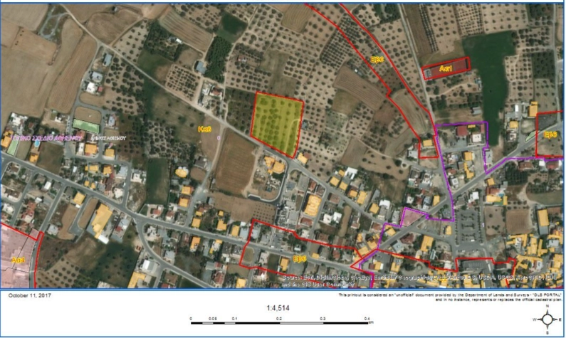 8,630m² Plot for Sale in Athienou, Larnaca District
