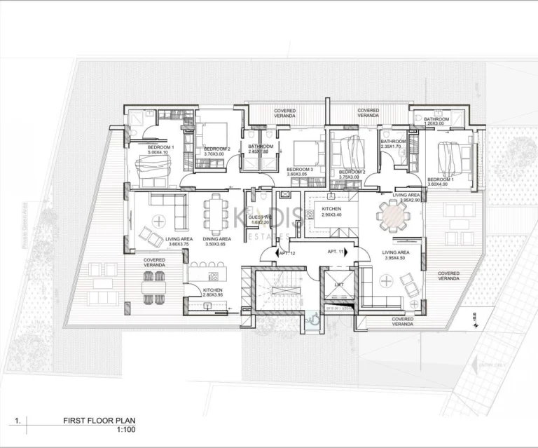 3 Bedroom Apartment for Sale in Limassol – Agios Athanasios