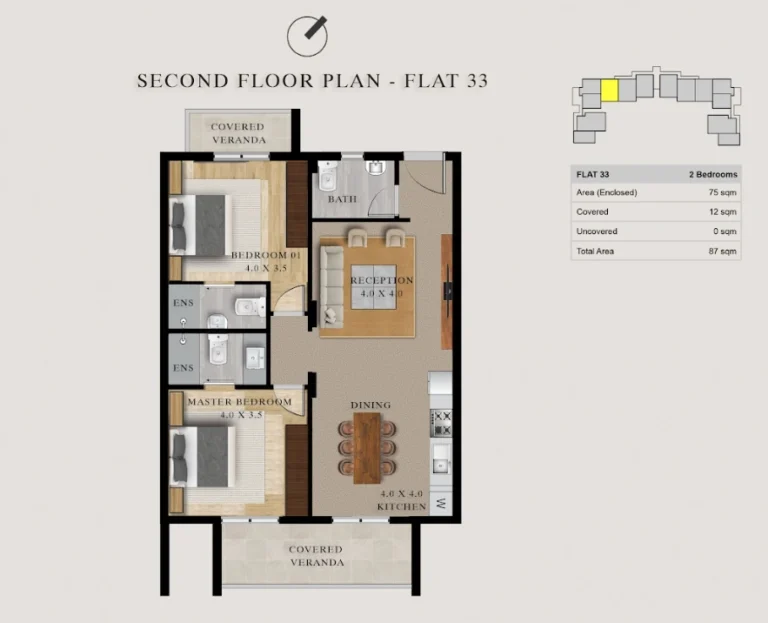2 Bedroom Apartment for Sale in Pyla, Larnaca District