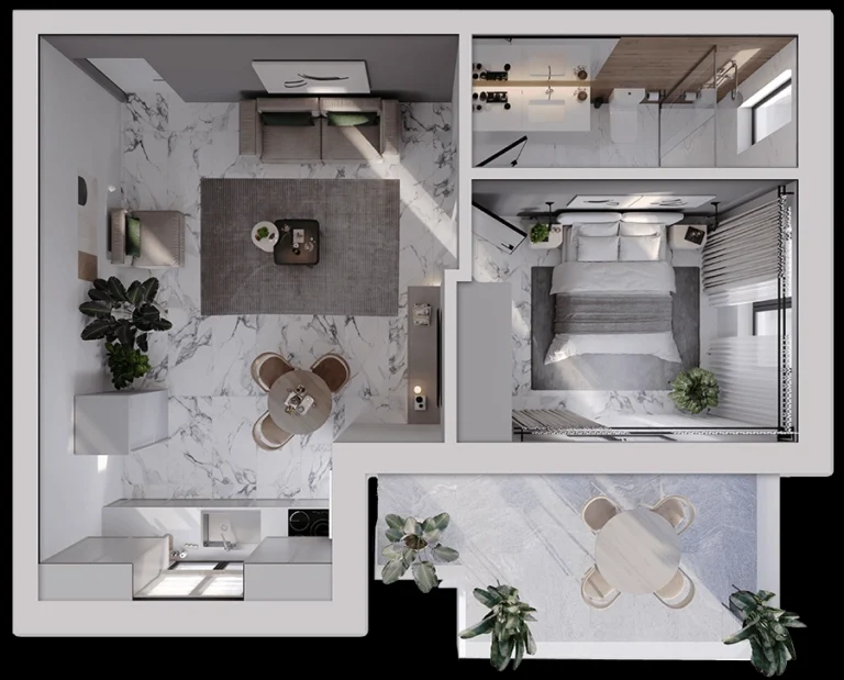 1 Bedroom Apartment for Sale in Trachoni Lemesou, Limassol District