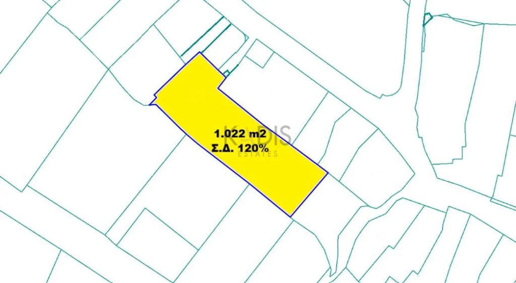 1,022m² Plot for Sale in Nicosia District