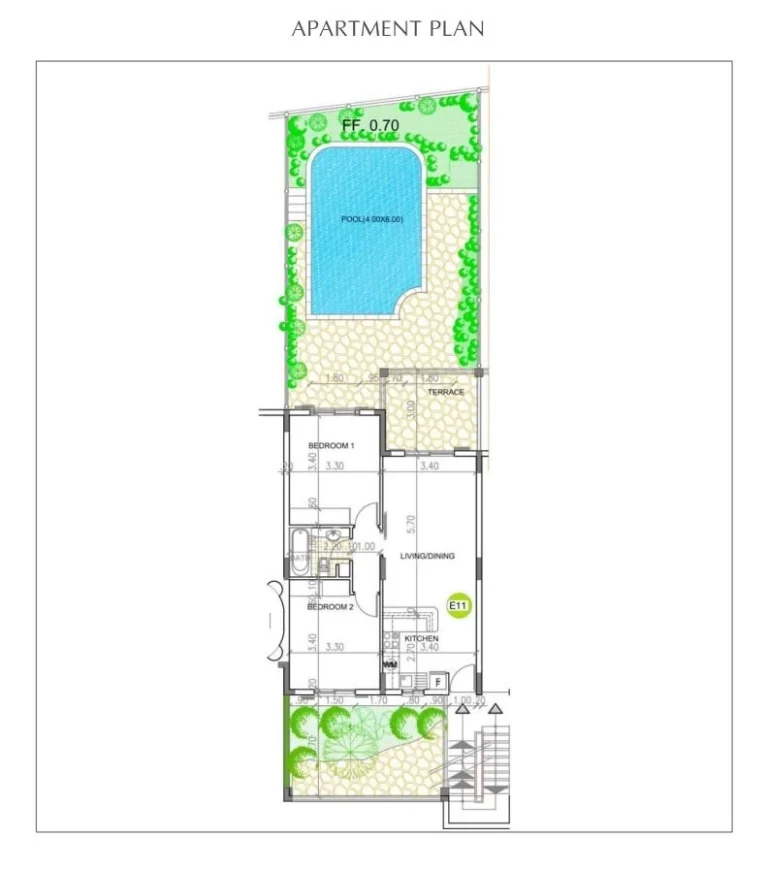 2 Bedroom Apartment for Sale in Geroskipou, Paphos District