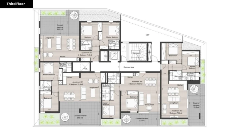 2 Bedroom Apartment for Sale in Limassol – Agios Athanasios