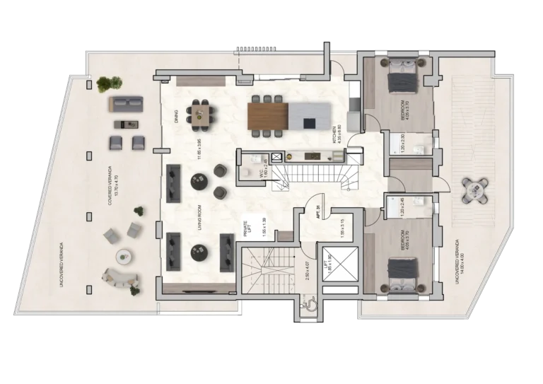 4 Bedroom Apartment for Sale in Limassol – Agios Athanasios