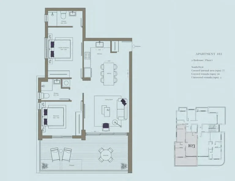 2 Bedroom Apartment for Sale in Larnaca – Agios Nikolaos, Limassol District