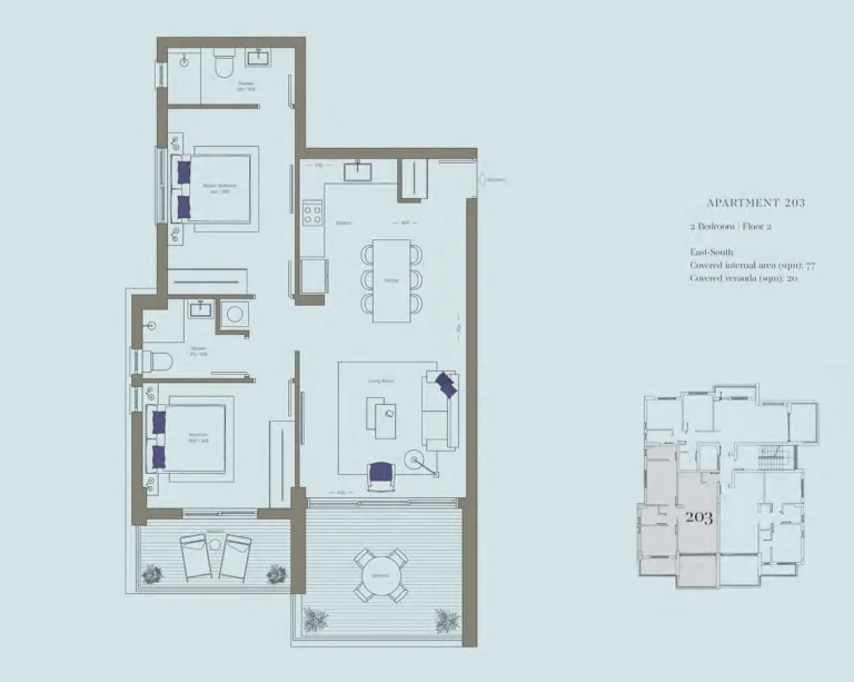 2 Bedroom Apartment for Sale in Larnaca – Agios Nikolaos, Limassol District