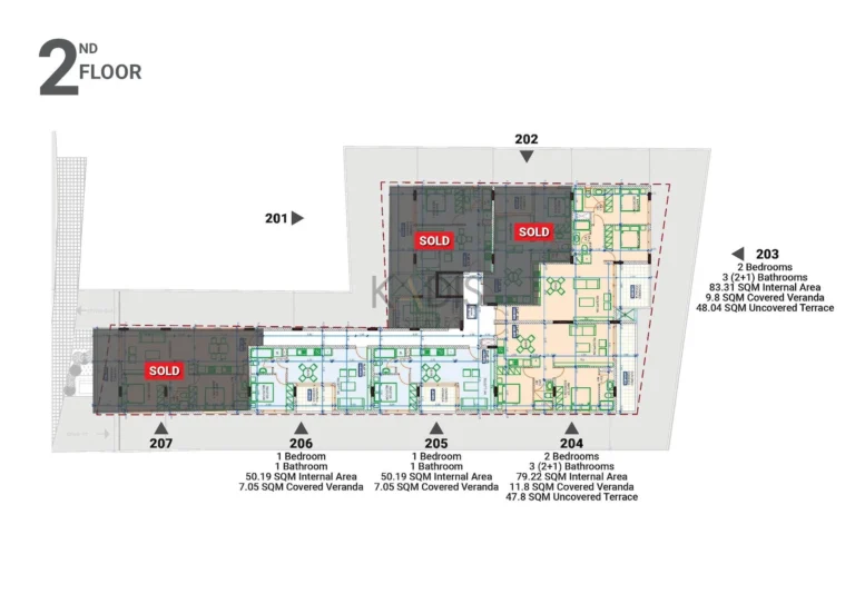 1 Bedroom Apartment for Sale in Livadia Larnakas, Larnaca District