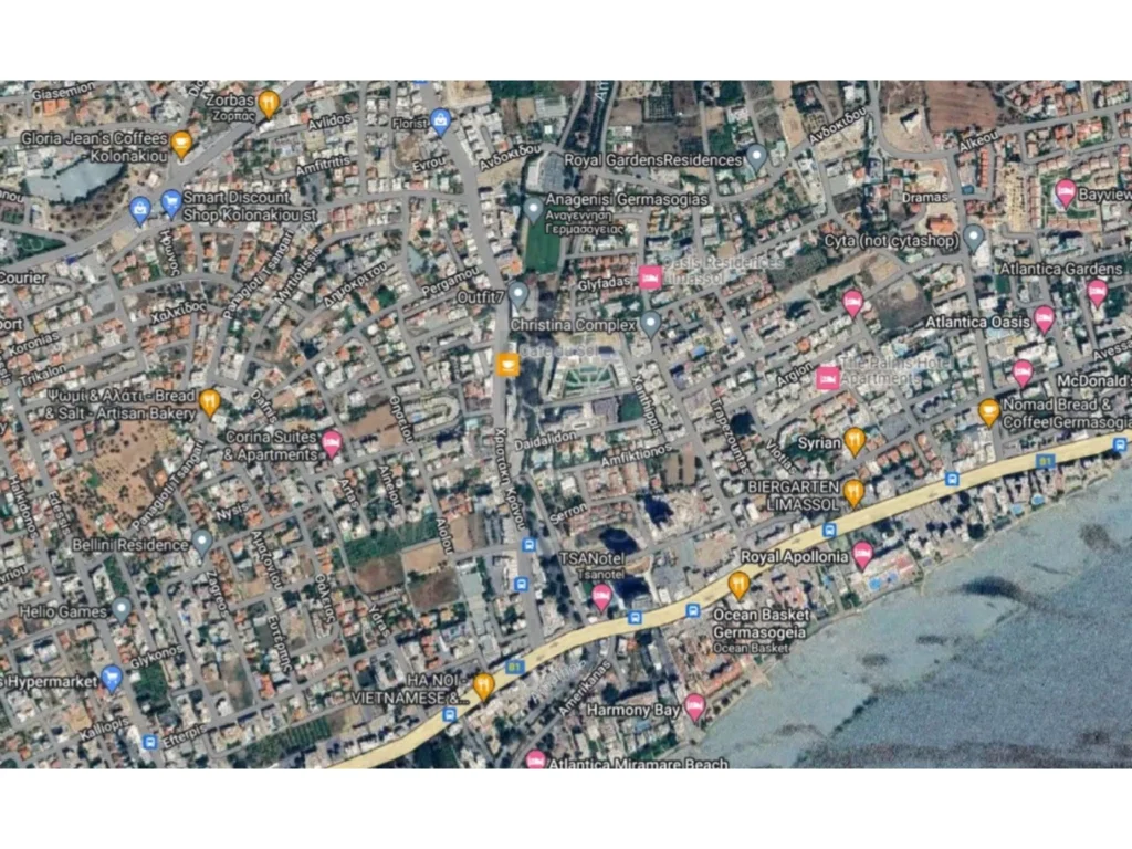 1,780m² Plot for Sale in Germasogeia, Limassol District