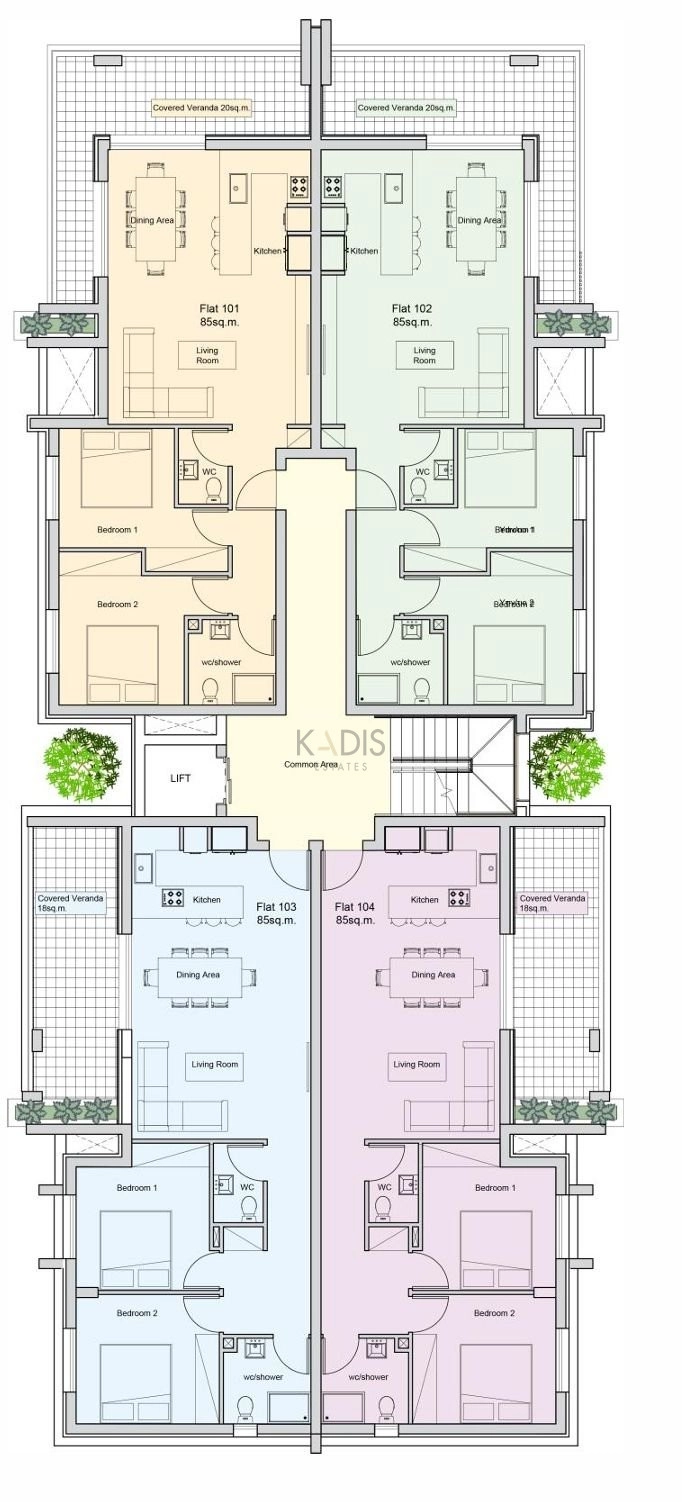 2 Bedroom Apartment for Sale in Kolossi, Limassol District