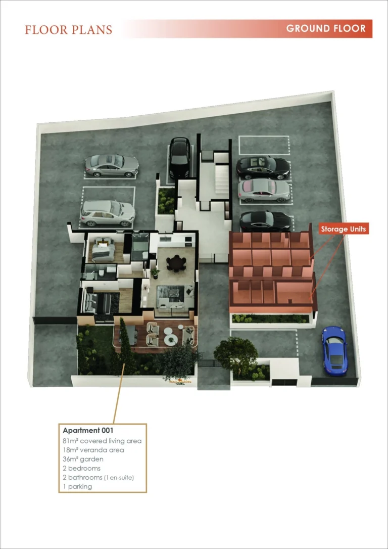 3 Bedroom Apartment for Sale in Aradippou, Larnaca District
