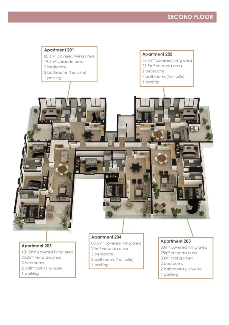 3 Bedroom Apartment for Sale in Aradippou, Larnaca District