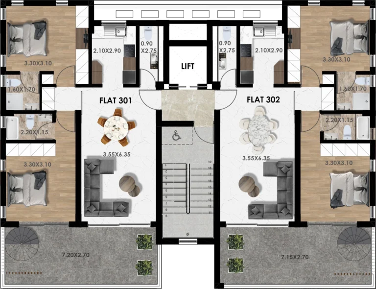 2 Bedroom Apartment for Sale in Livadia Larnakas, Larnaca District
