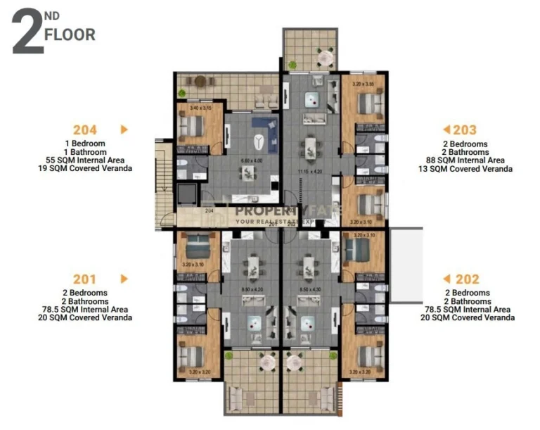 1 Bedroom Apartment for Sale in Parekklisia, Limassol District