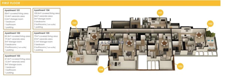 2 Bedroom Apartment for Sale in Oroklini, Larnaca District