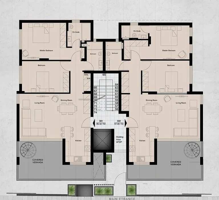 3 Bedroom Apartment for Sale in Limassol – Mesa Geitonia