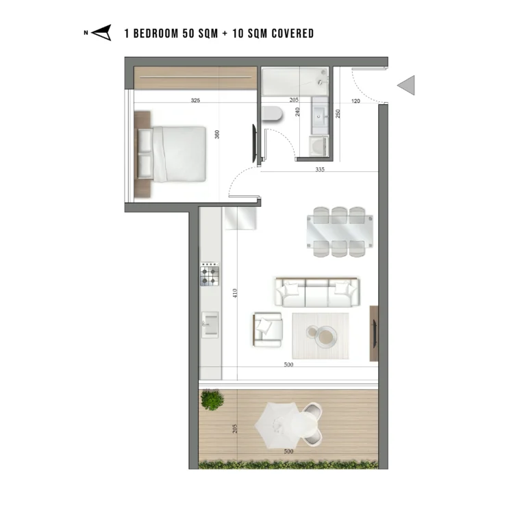 1 Bedroom Apartment for Sale in Larnaca – Agios Nikolaos, Limassol District