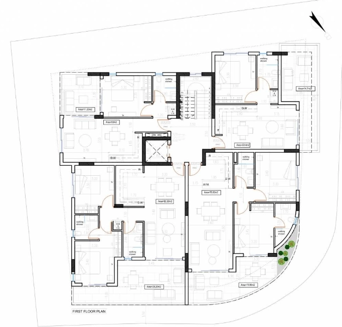 2 Bedroom Apartment for Sale in Aradippou, Larnaca District
