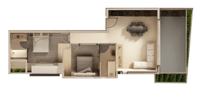 2 Bedroom Apartment for Sale in Limassol – Katholiki